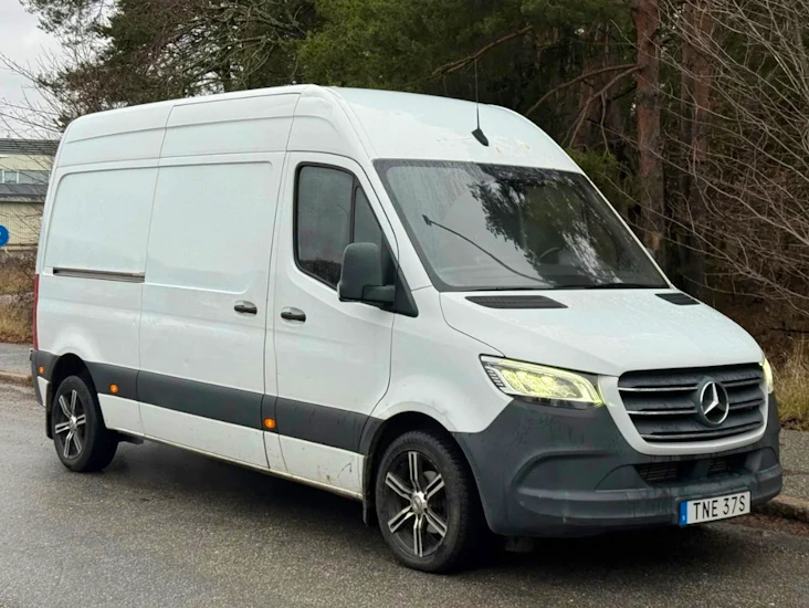 Mercedes sprinter skåbil