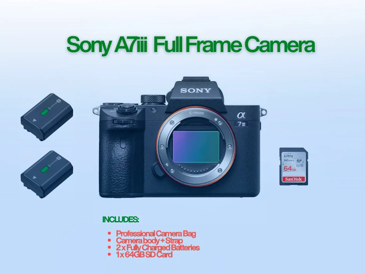Sony a7iii mirrorless camera
