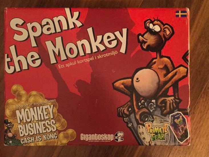 Spank the monkey kortspel