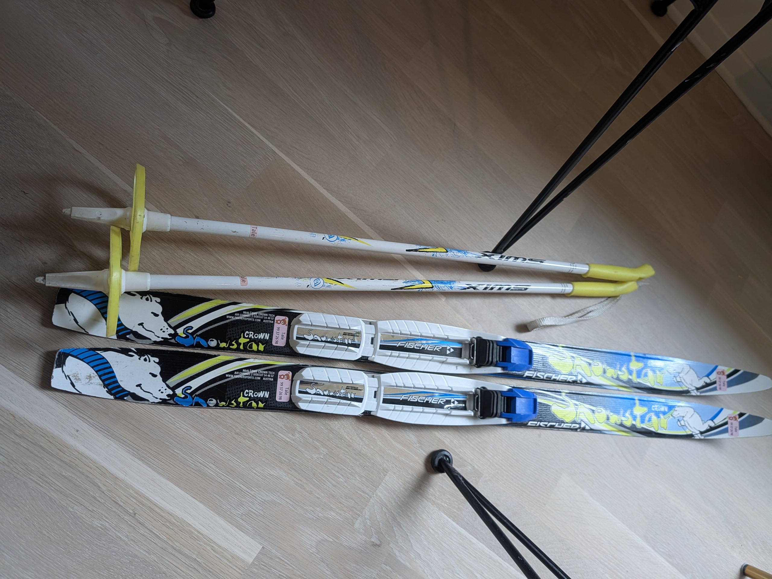 Fisher barneski – 90 cm (med riller, smørefri)