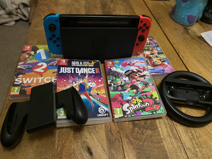 Nintendo switch and games