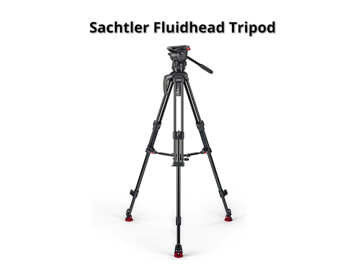 Sachtler fluid head tripod