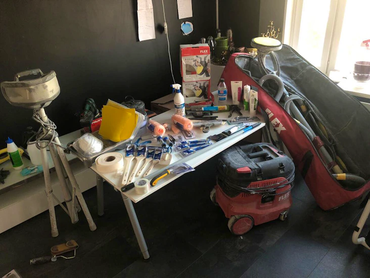 Akut giraffslip väggslip inklusive allt