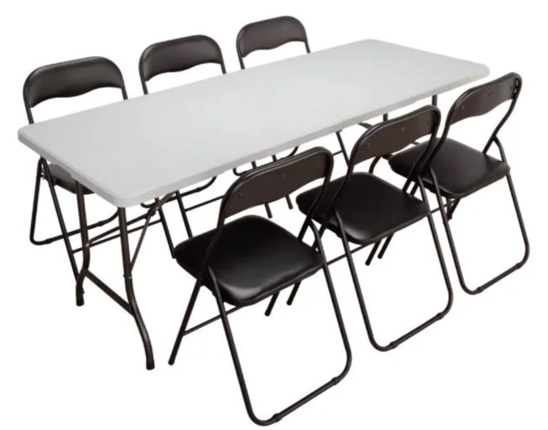 Paket med 8st bord och 48st stolar