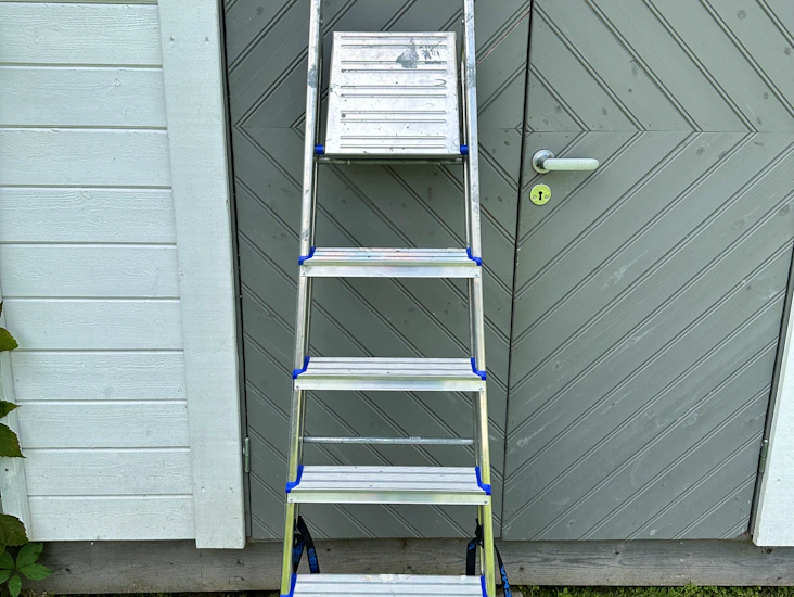 Trappstege, 121cm plattform