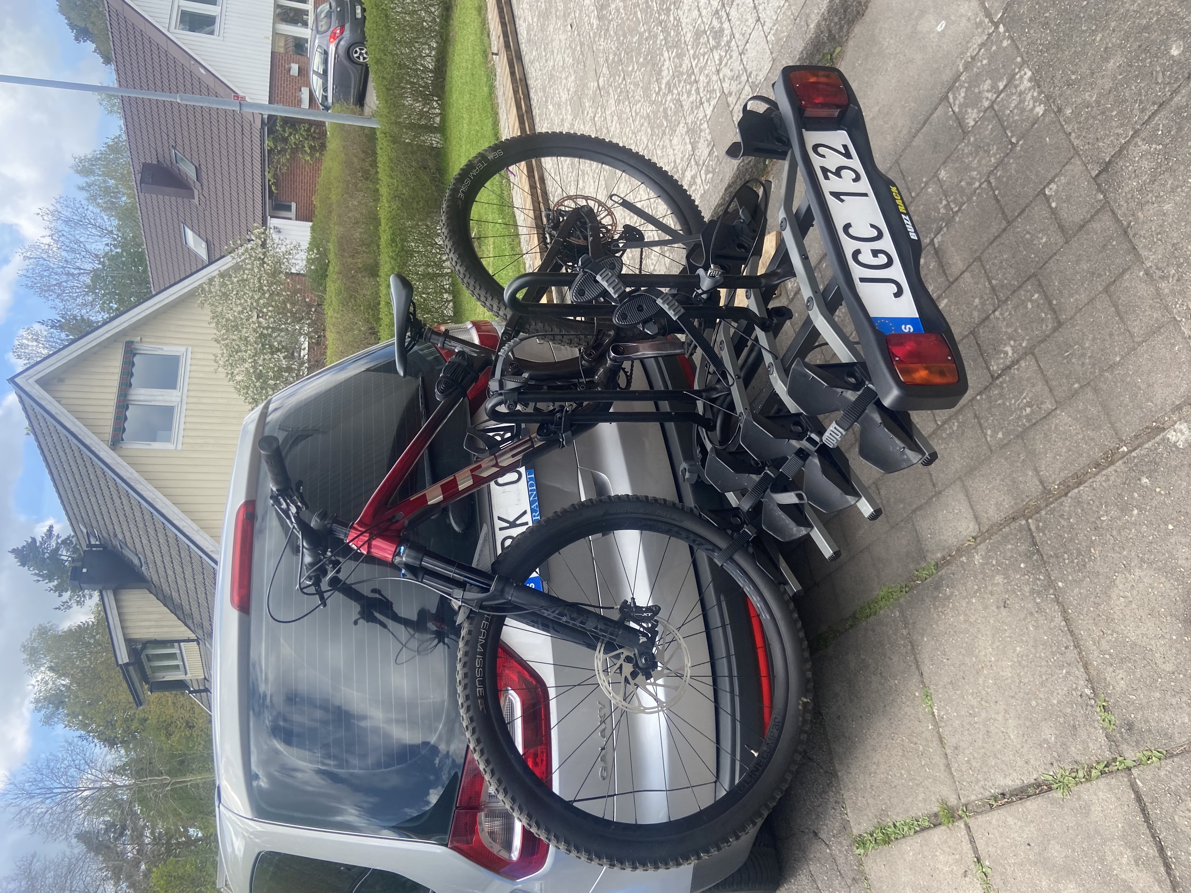 Buzzrack cykelhållare för 4cyklar 