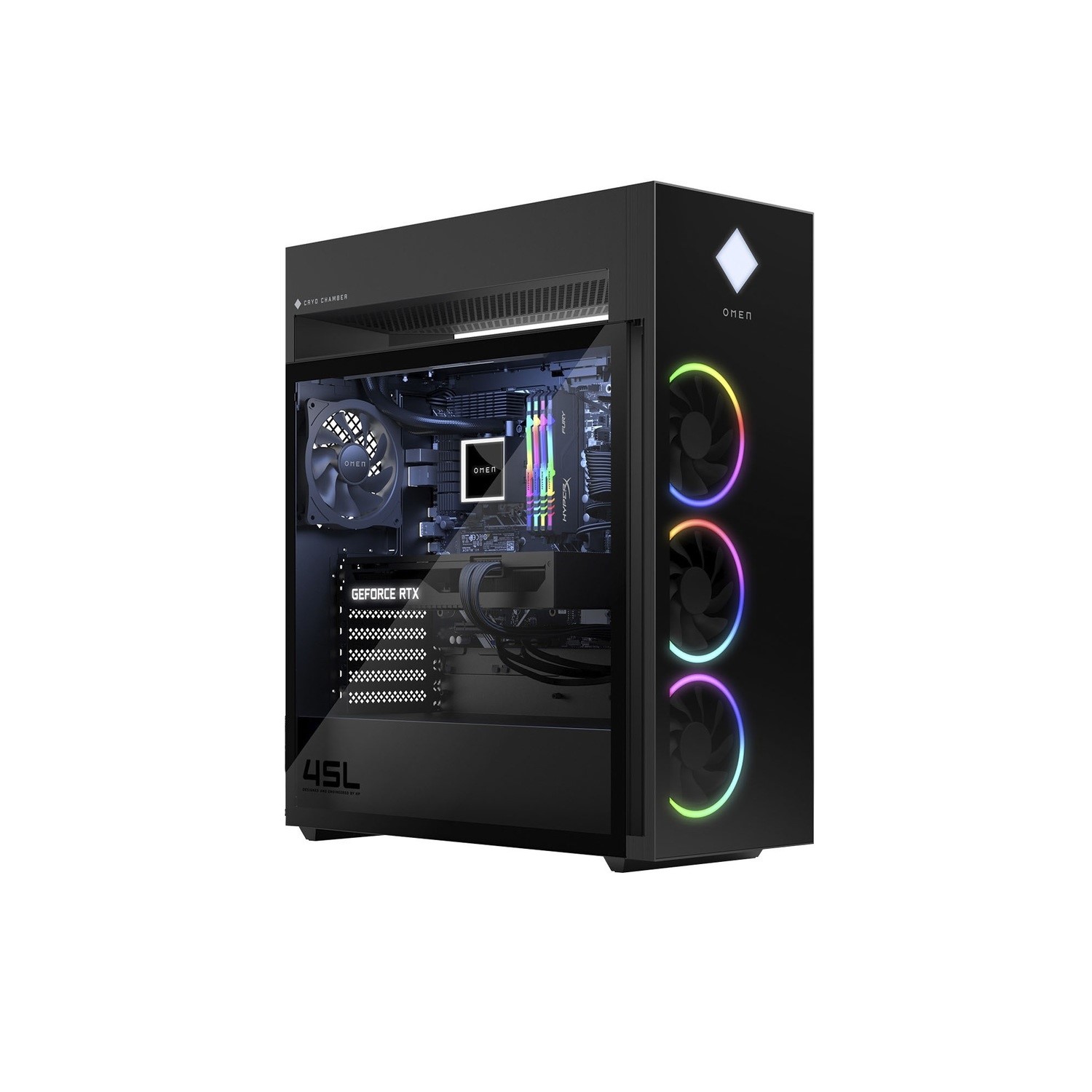 High spec gaming/live streaming desktop pc hp omen ultra 5 245kf rtx 5070 16gb 1tb