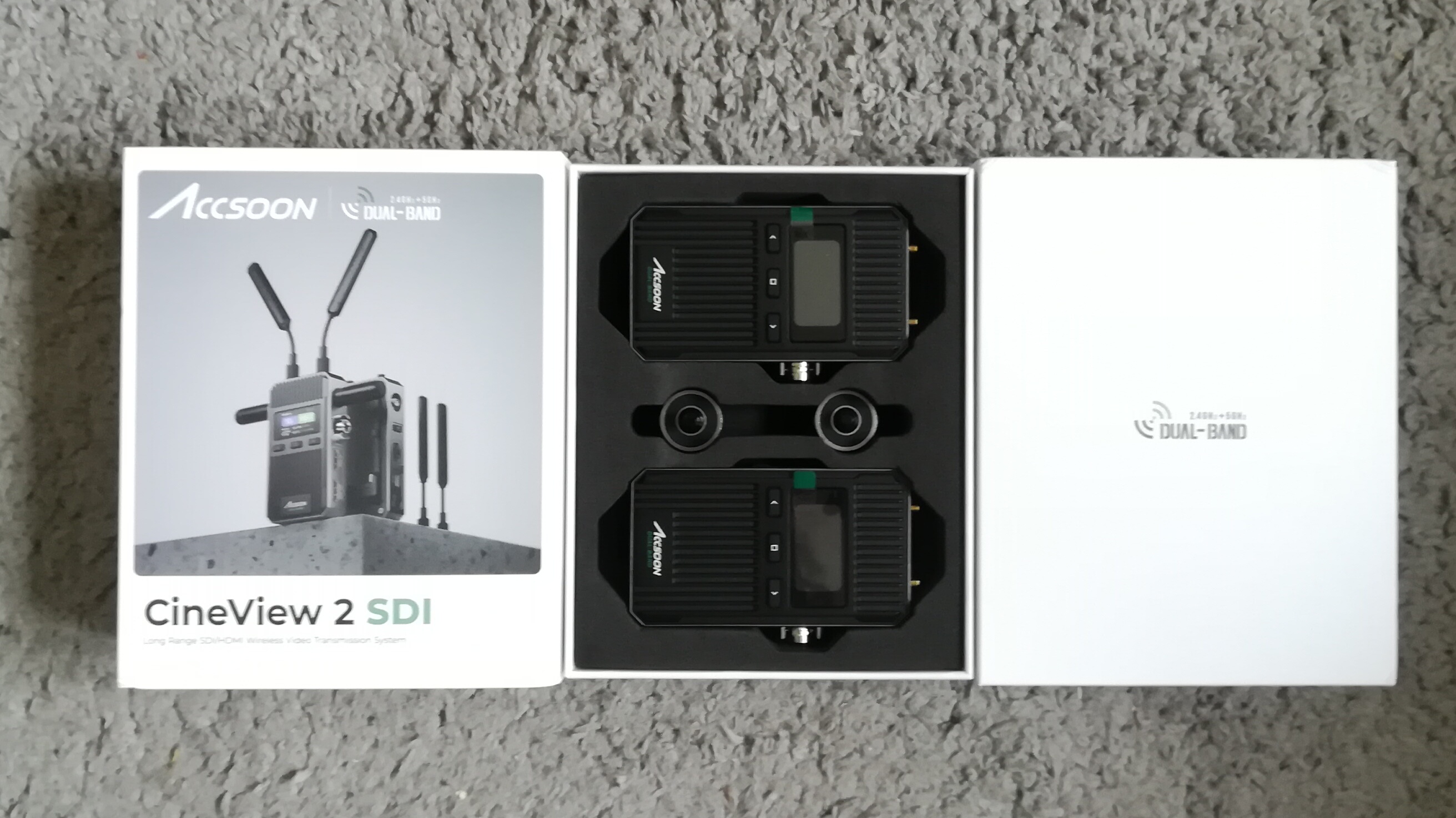 Wireless video transmitter - receiver (sdi/hdmi) acsoon cineview 2