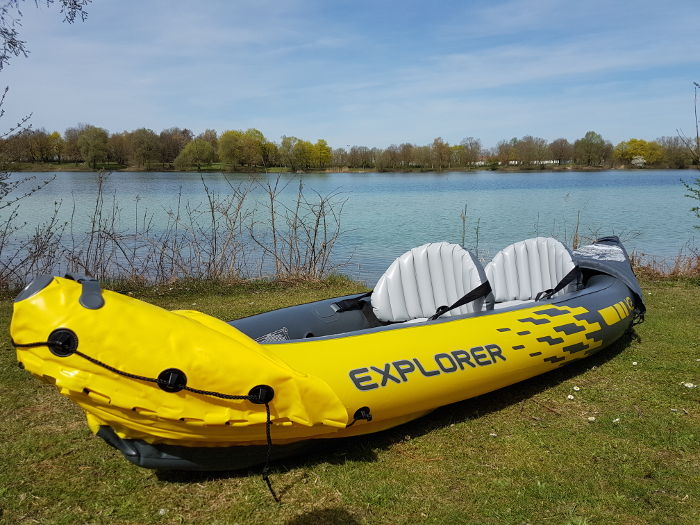 Strøken intex explorer k2 til leie