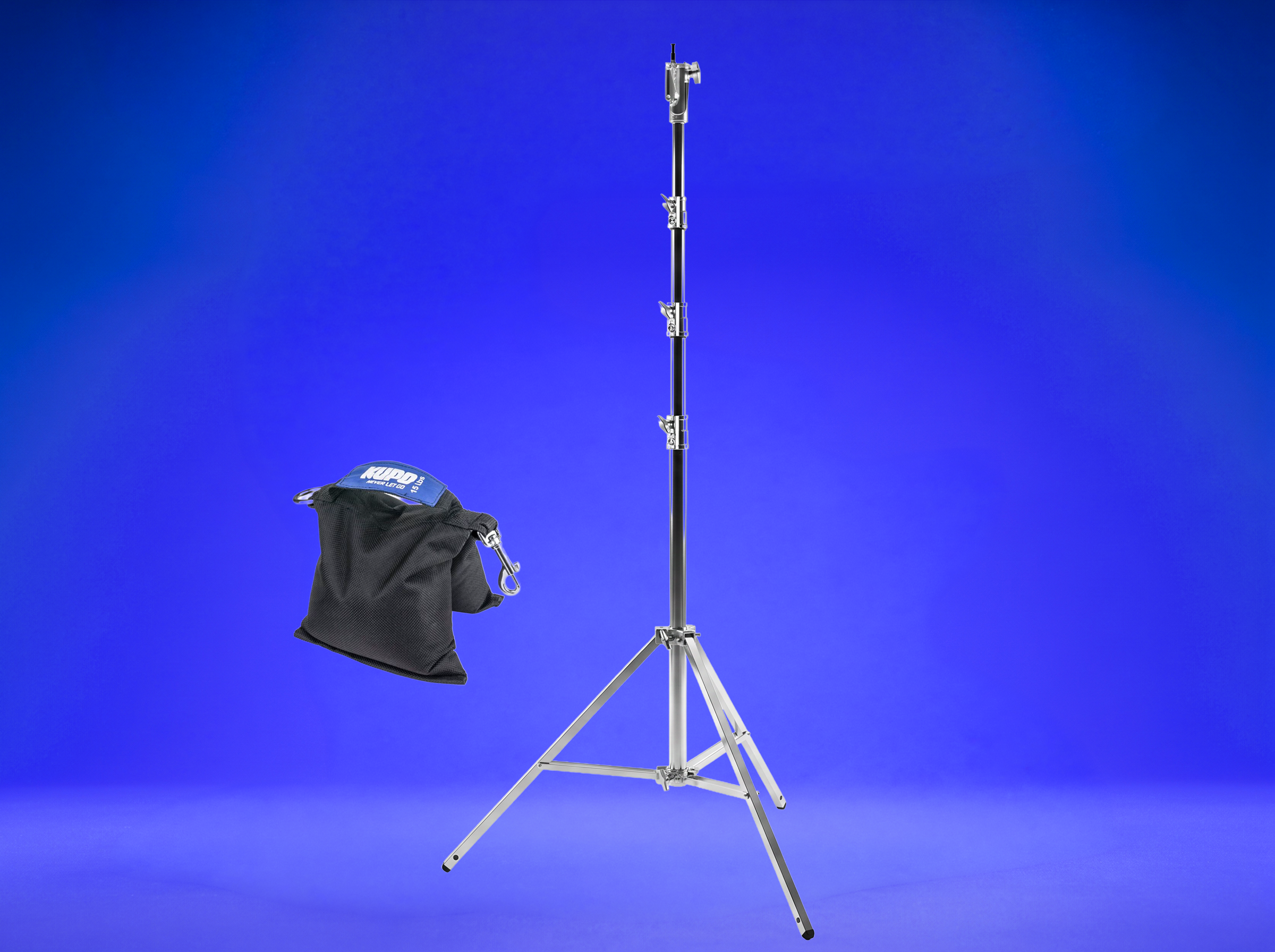 Kupo master high cine combo stand (steel, 3-riser)
