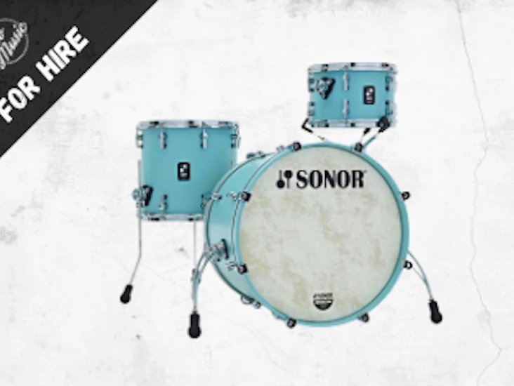 Hire a sonor sq1 birch 22" drum kit cruiser blue