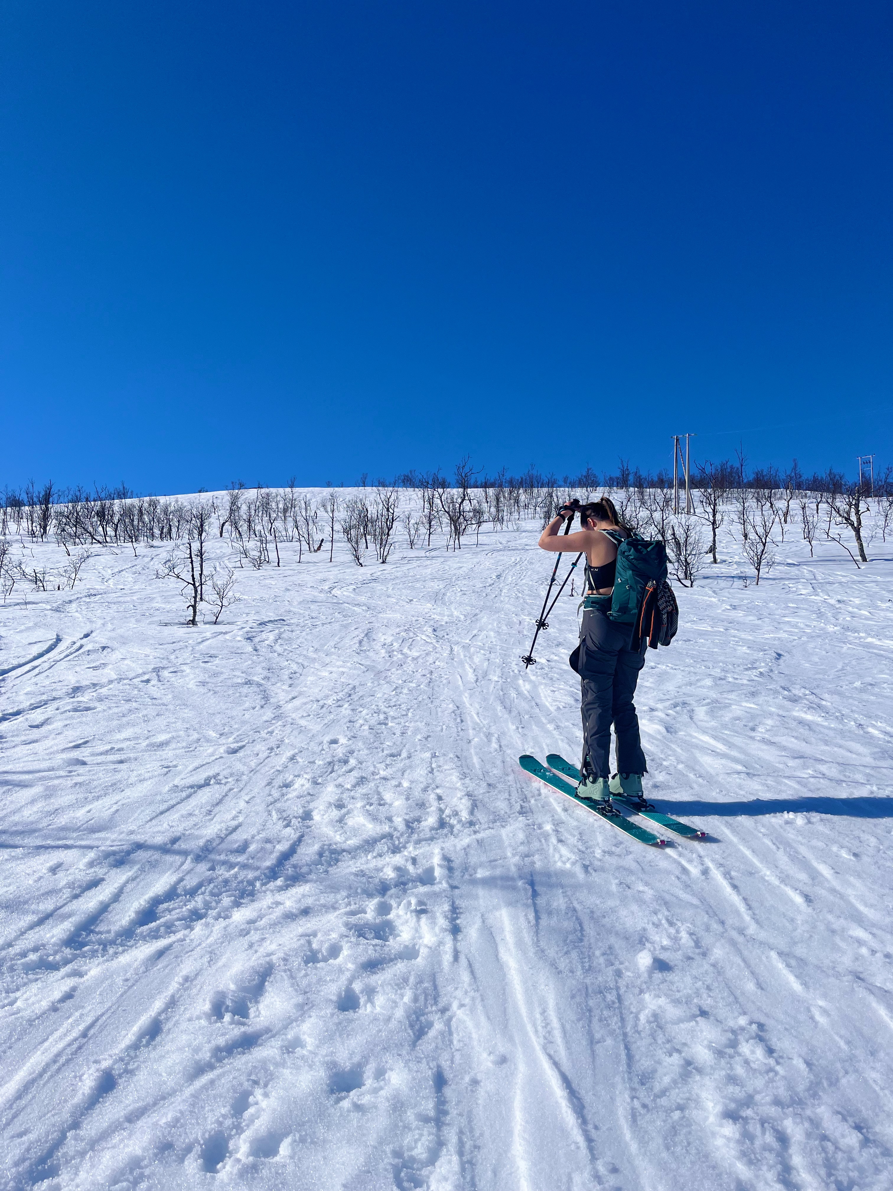 Lett toppturpakke, 156cm ski, 37,5-38,5 sko