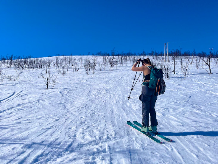 Lett toppturpakke, 156cm ski, 37,5-38,5 sko
