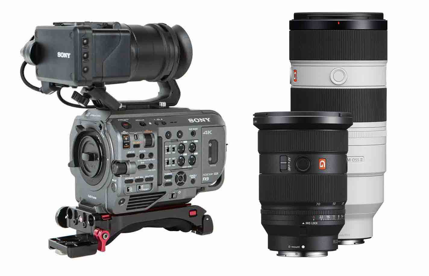 Sony fx9 + sony 24-70 g-master mkii + sony 70-200 g-master mkii