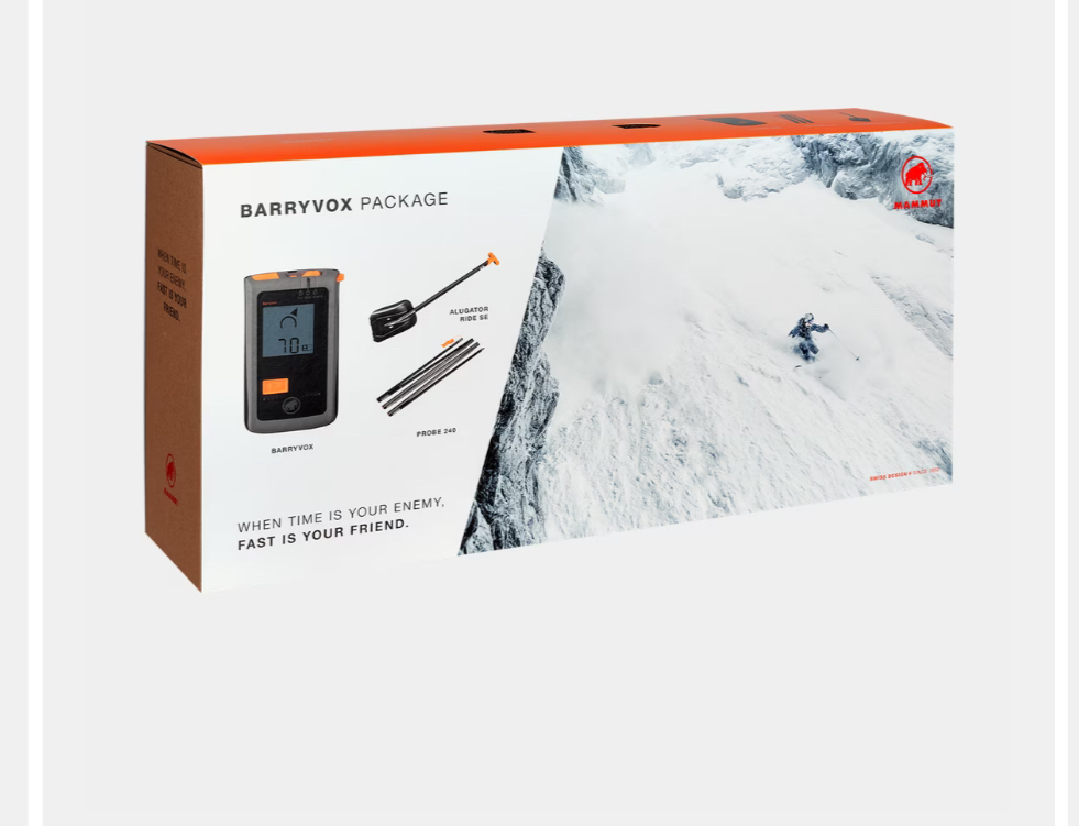 Mammut skredsøkerpakke (inntil 2 sett)