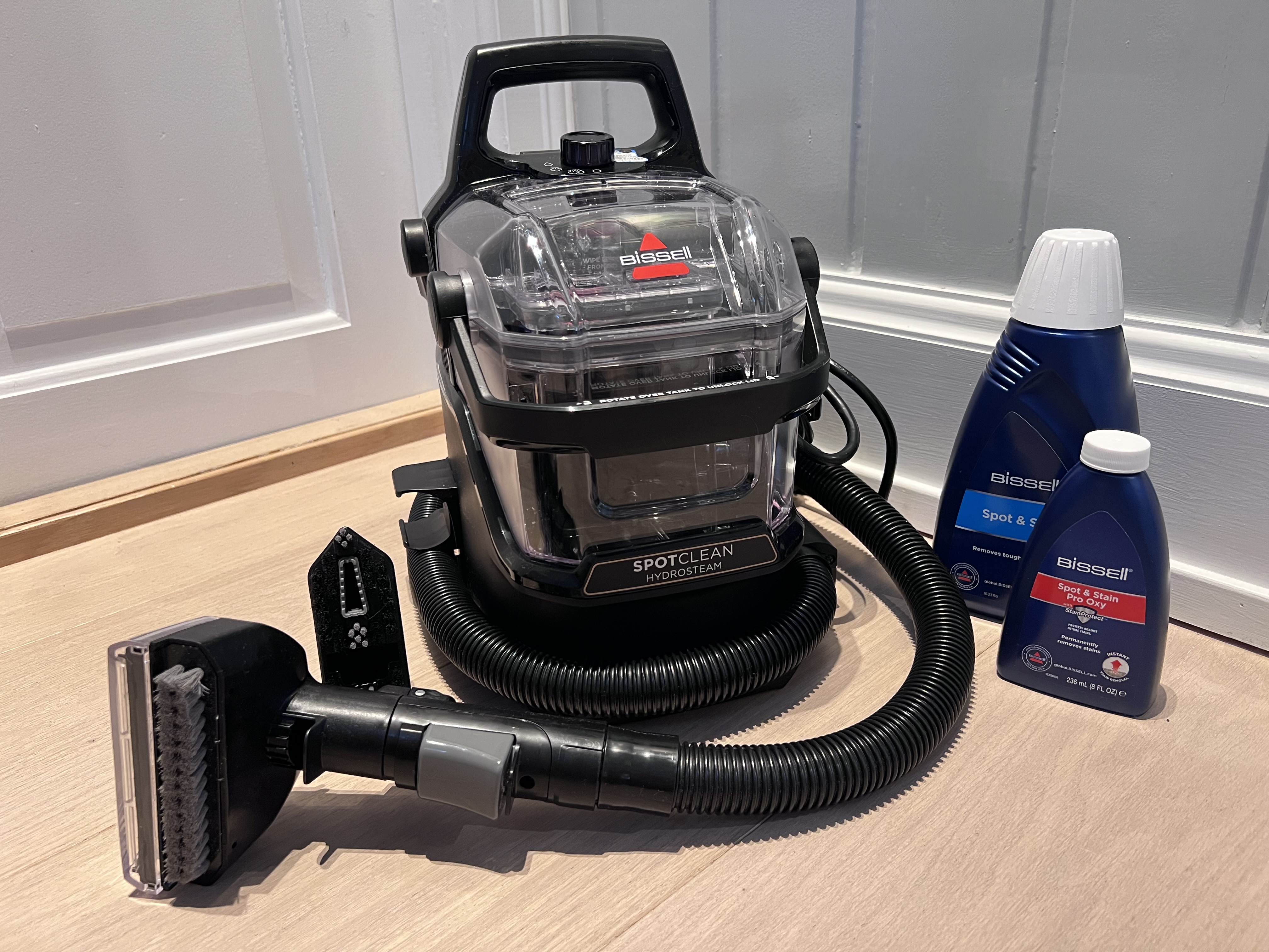 Enkel og kraftig tepperenser – bissell spotclean hydrosteam