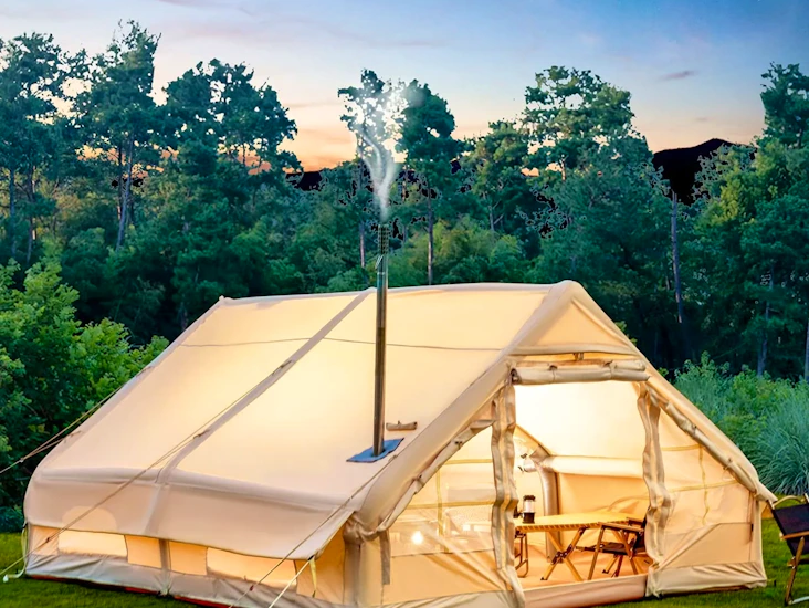 Stort glampingtält upp till 8 pers – uthyrning göteborg med omnejd