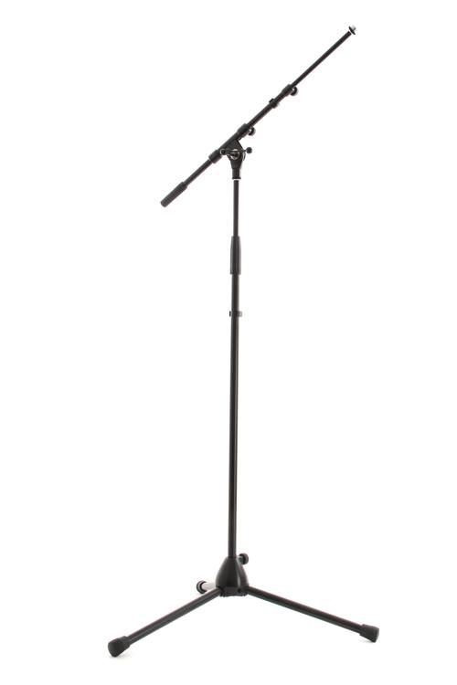 Tall boom microphone stand