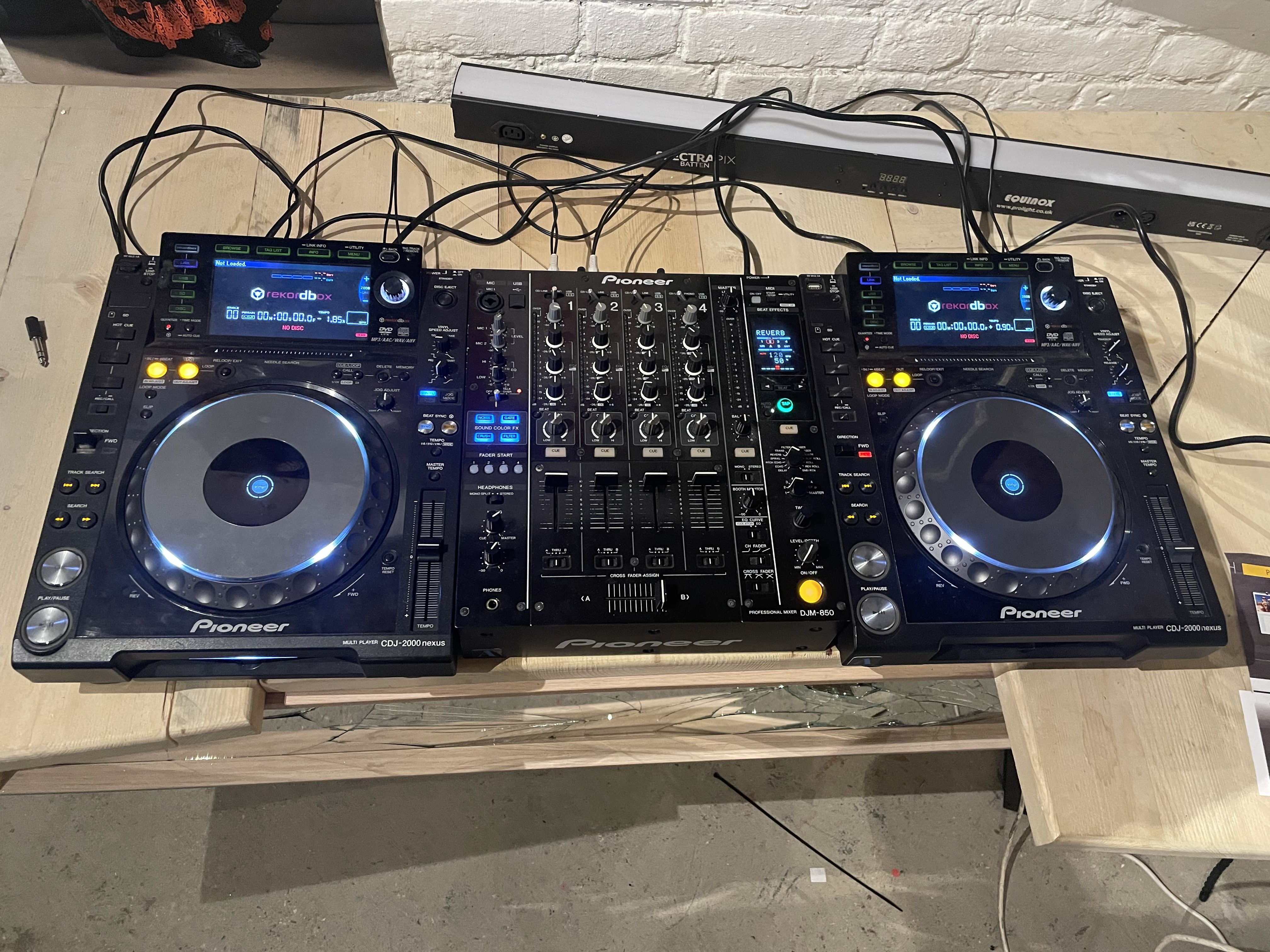 Pioneer cdj2000 + mixer djm-850