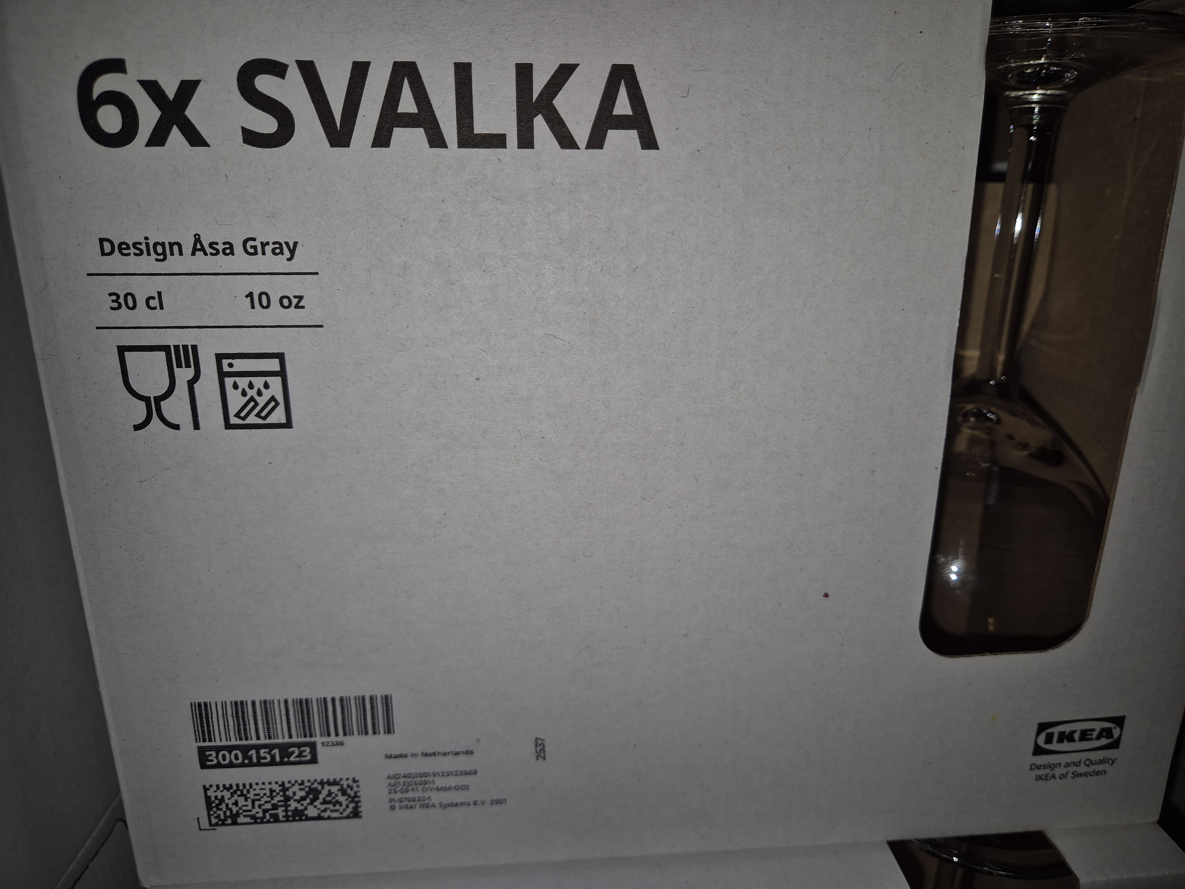 36st vinglas, svalka 30cl