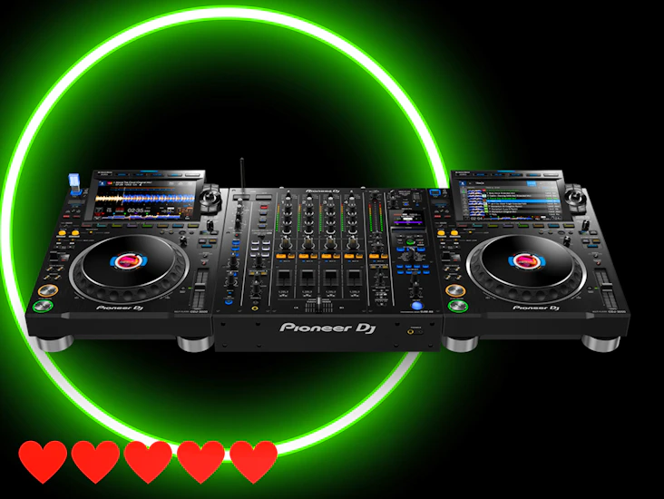 Pioneer cdj-3000 + pioneer djm-a9 mixer bundle