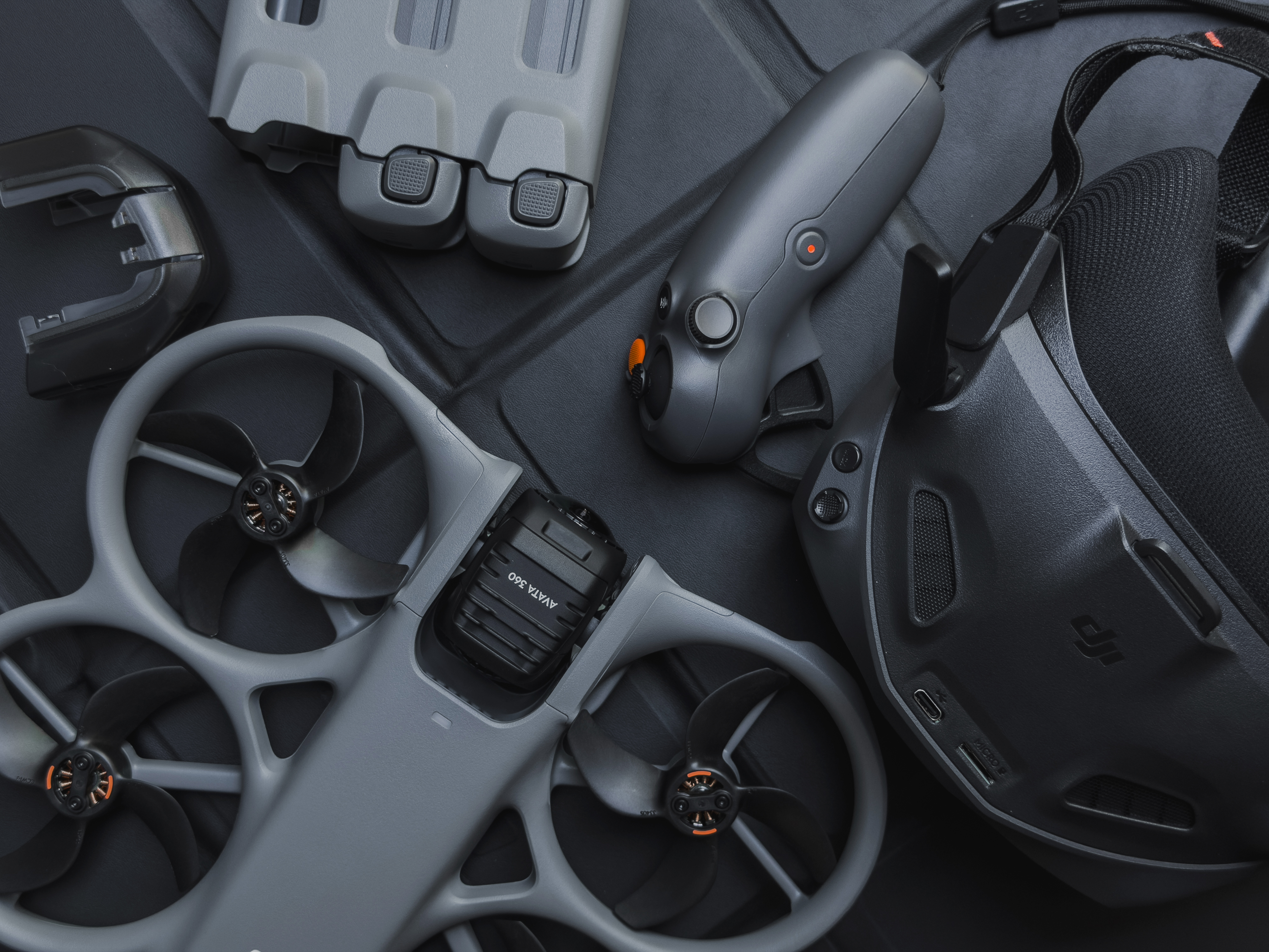Dji avata 8k 360 drone rc2  fly more motion (pro combo) 