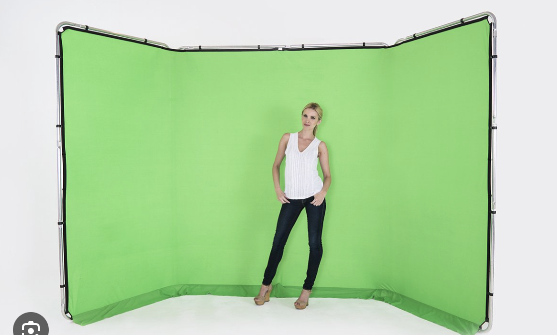 Manfrotto  chroma key  4m  background kit green screen