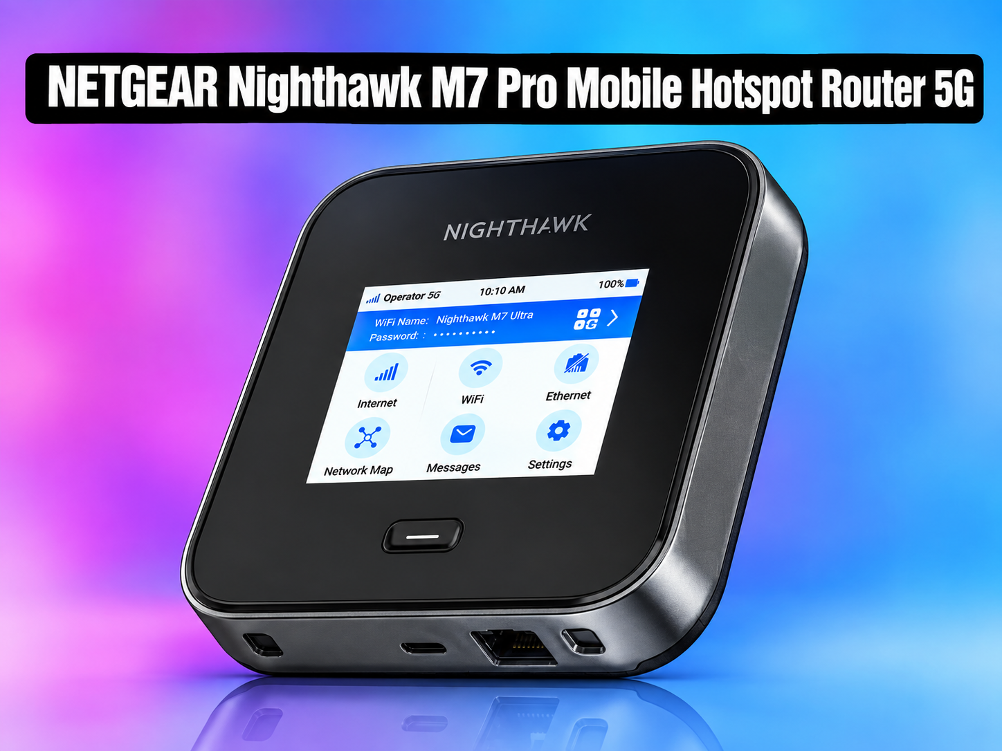 Netgear nighthawk m7 pro mobile hotspot router 5g | portable wifi 7 hotspot