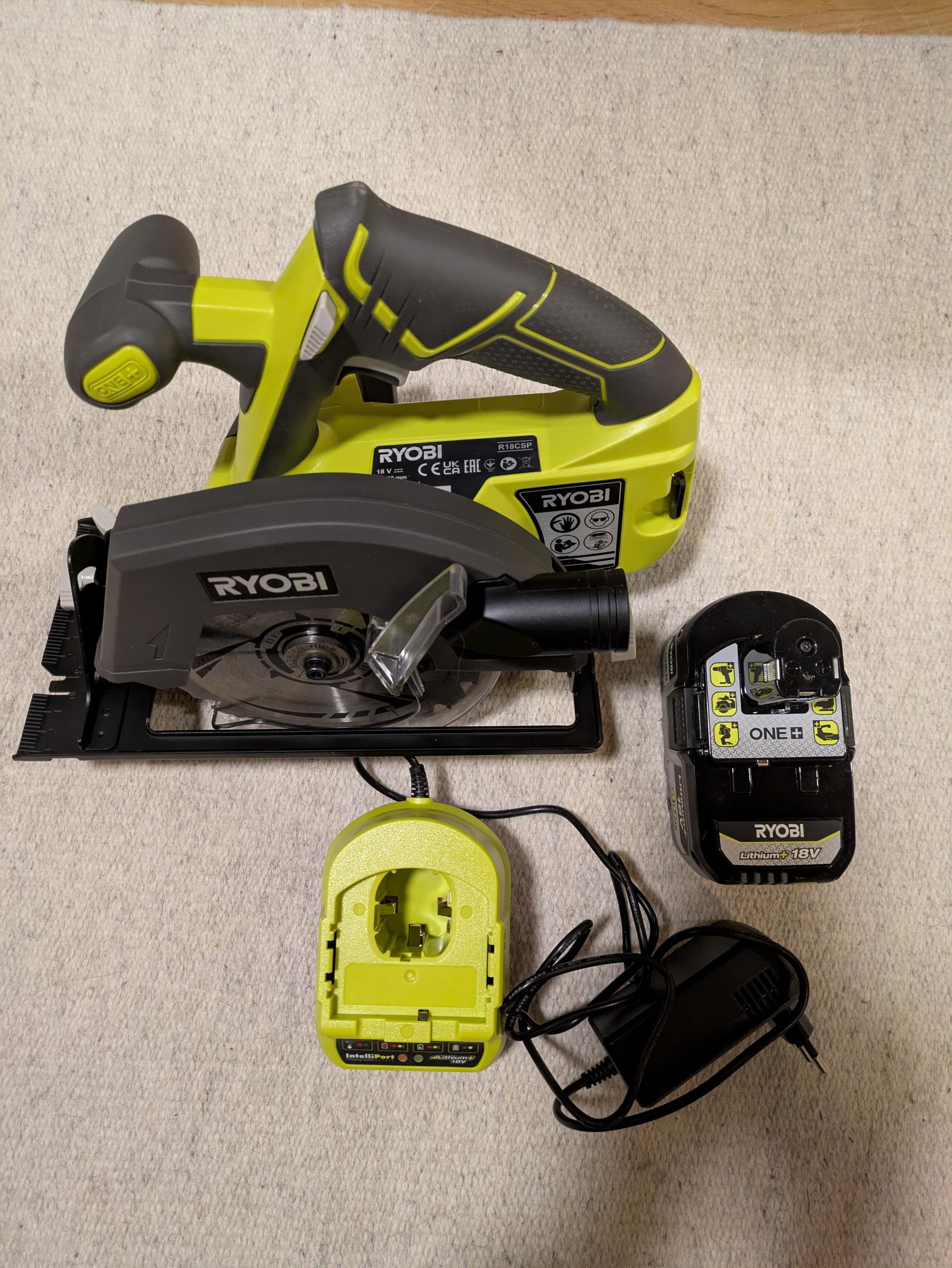 Ryobi 18v sirkelsag