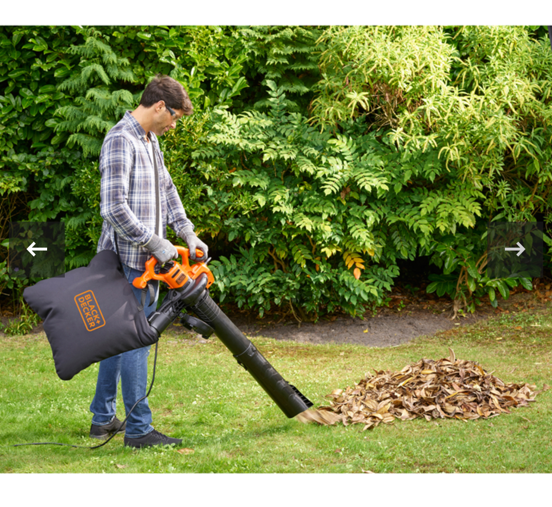 Lövblås & lövuppsamlare elektrisk