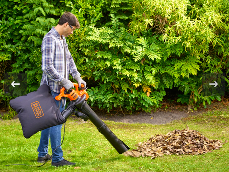 Lövblås & lövuppsamlare elektrisk