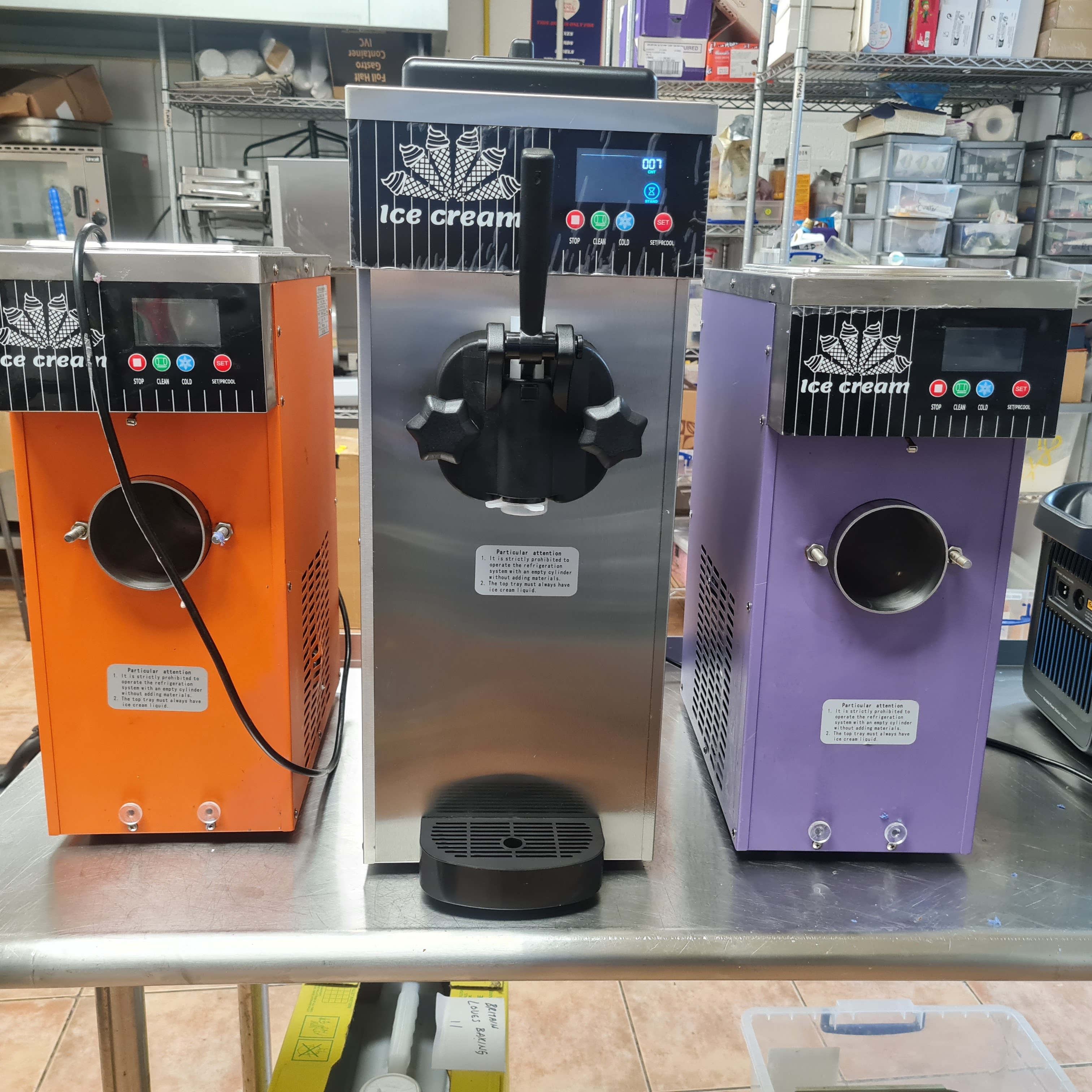 8lt commerical tabletop i've cream machine