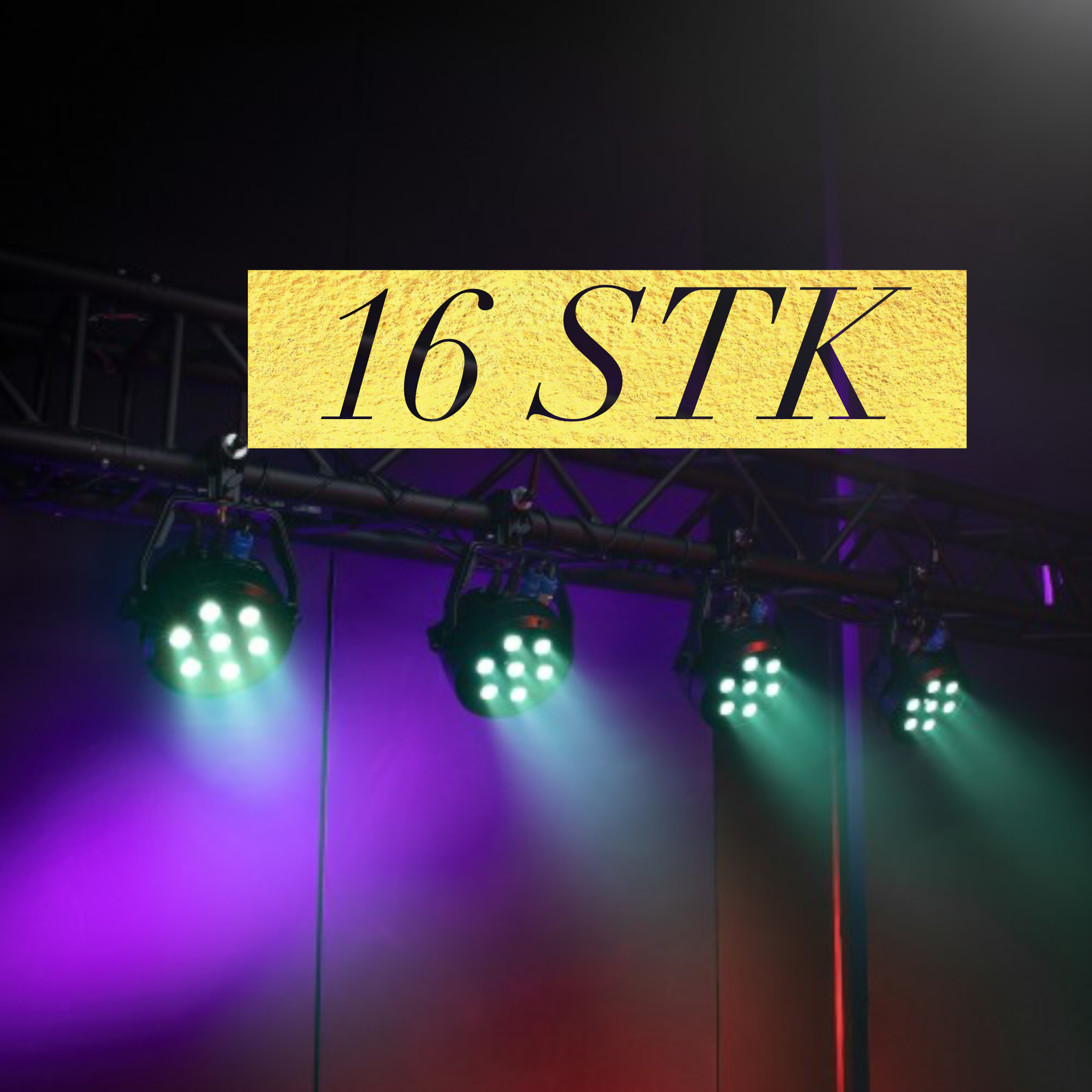 Dekor lys pakke stor (16stk)