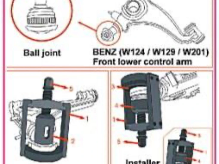 Bærekuleverktøy mercedes