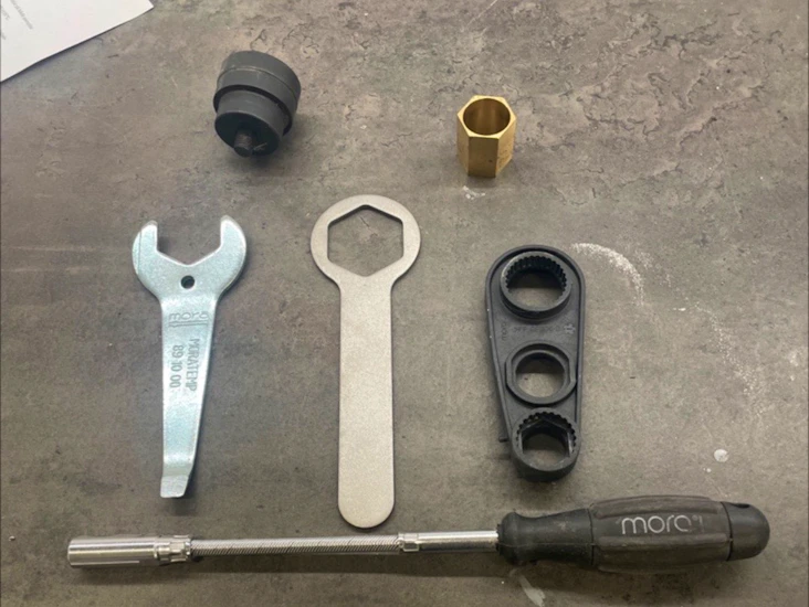 Verktyg för montering av mora blandare