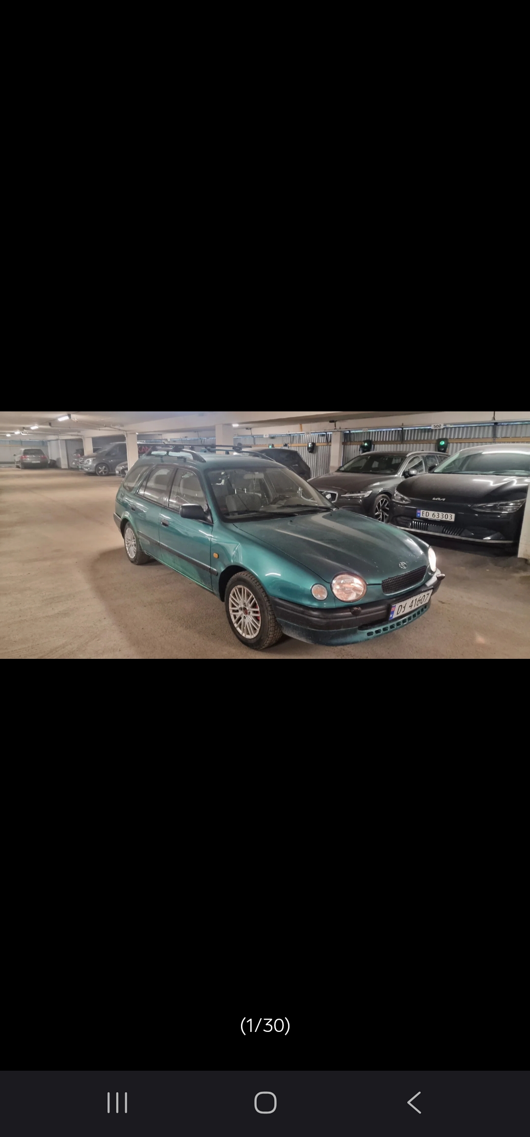 Toyota corolla 1998-modell 