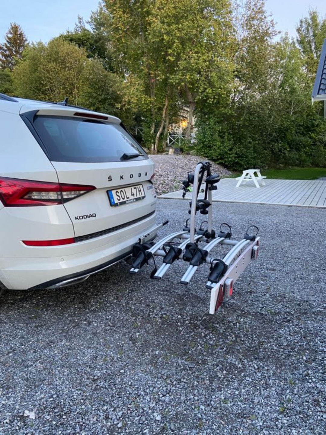  cykelhållare dragkrok för 4st cyklar