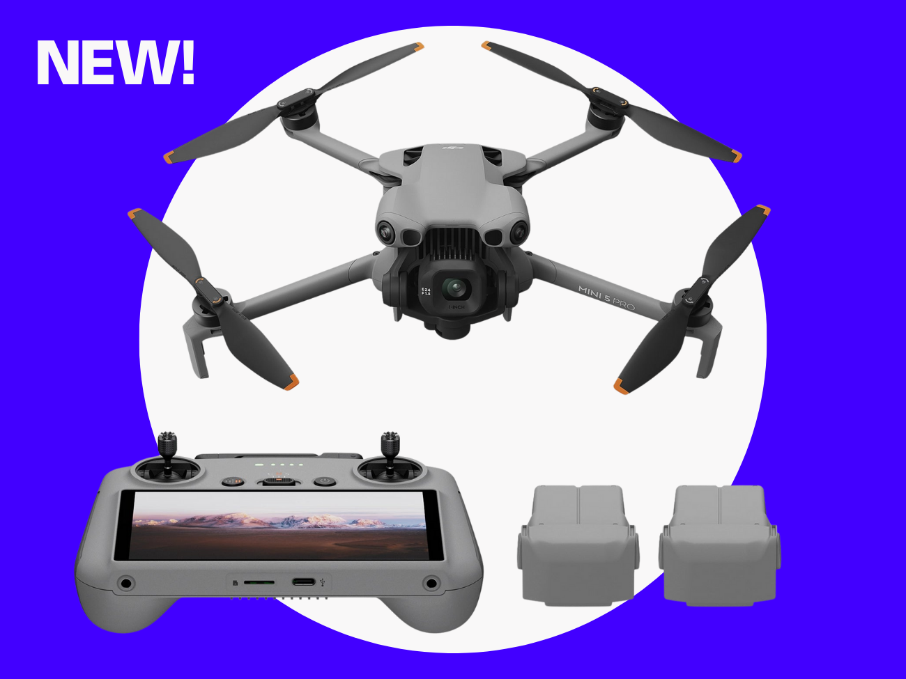 Dji mini 5 pro drone - fly more combo