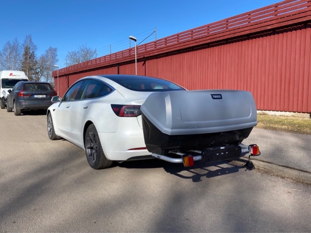 Thule backup + easybase lastkorg drag