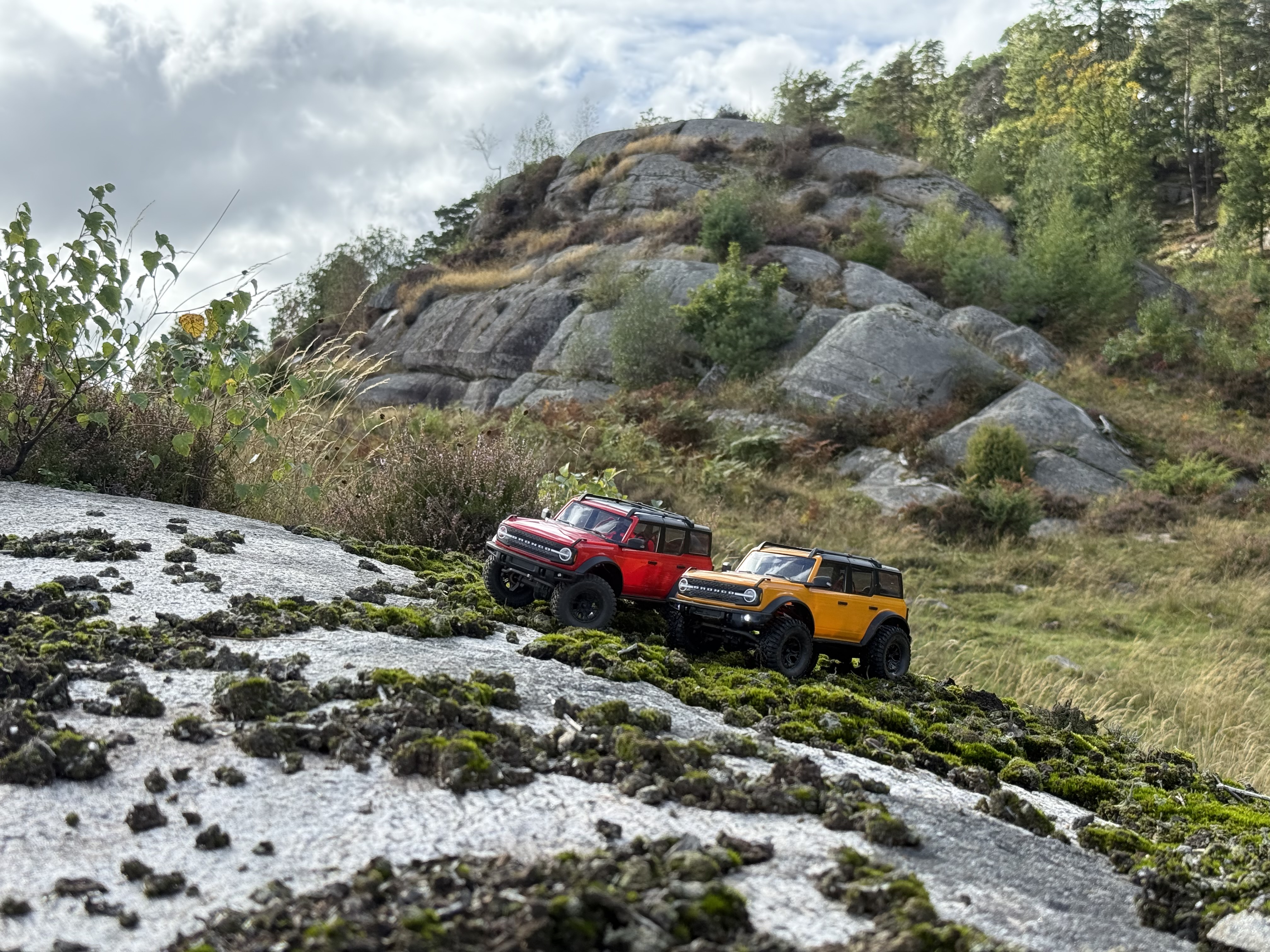2x traxxas trx-4m bronco – perfekt för skogspromenad & äventyr!