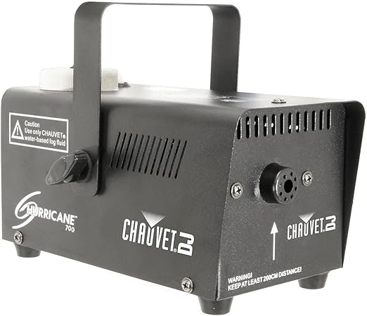 Chauvet dj hurricane 700 fog machine w/wired remote and fog machine fluid