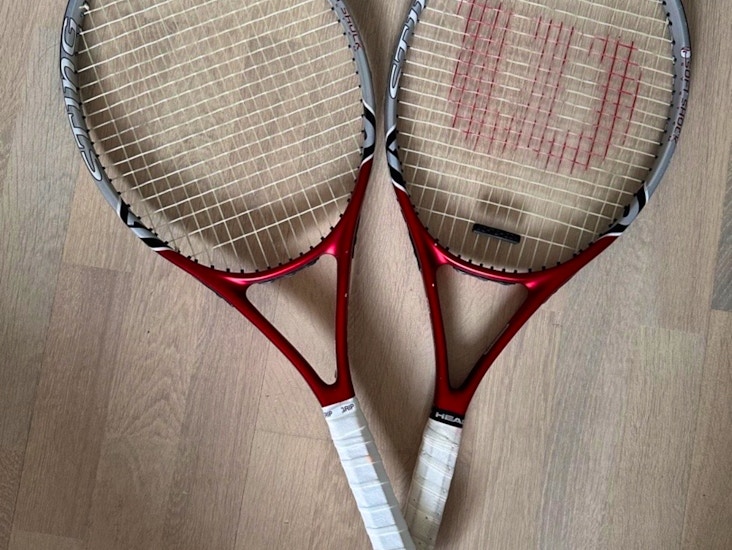 2 tennisracketar wilson