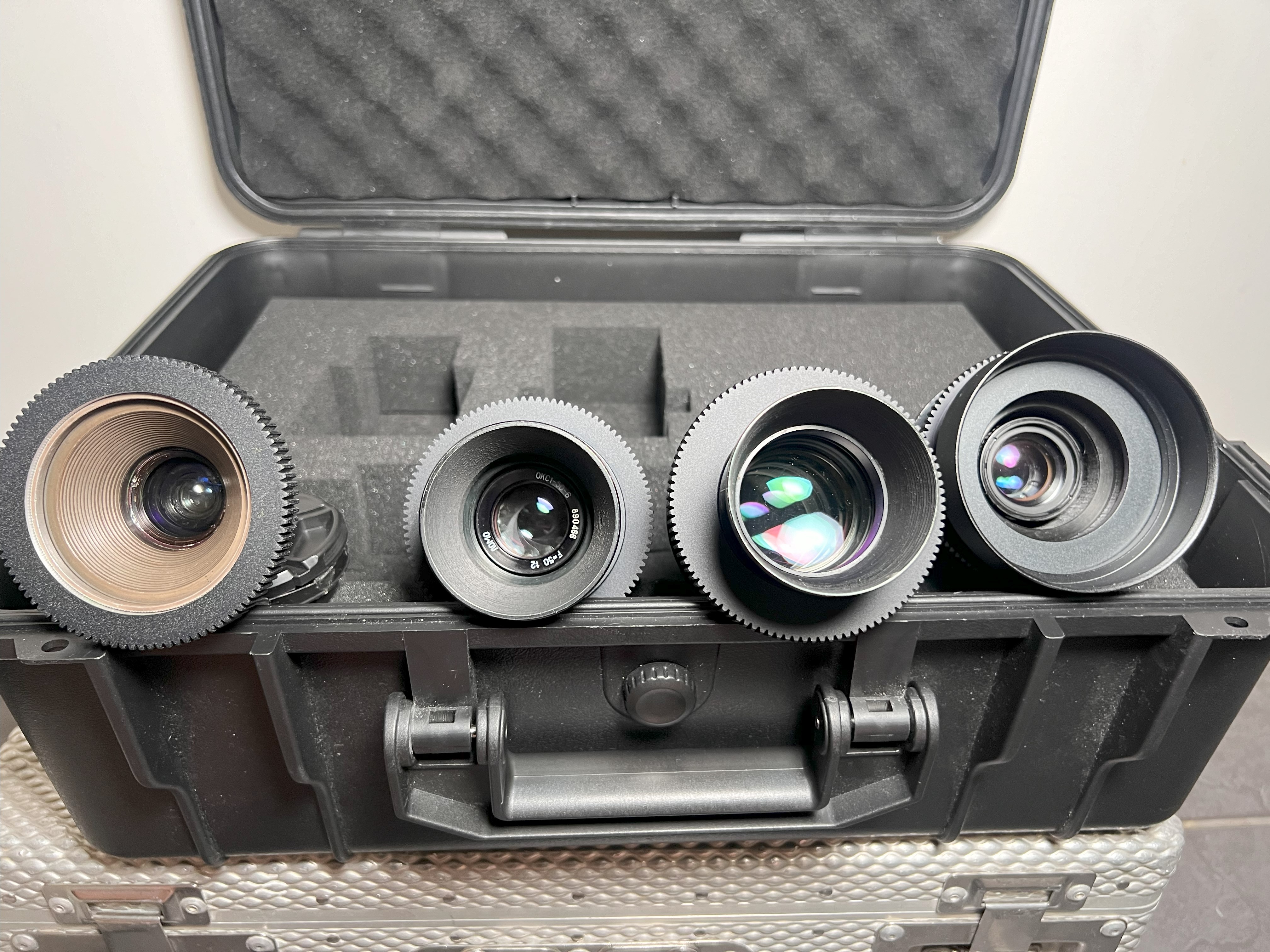 Rent 4x Vintage Lomo OKC Super Speed rehoused PL Lenses set from
