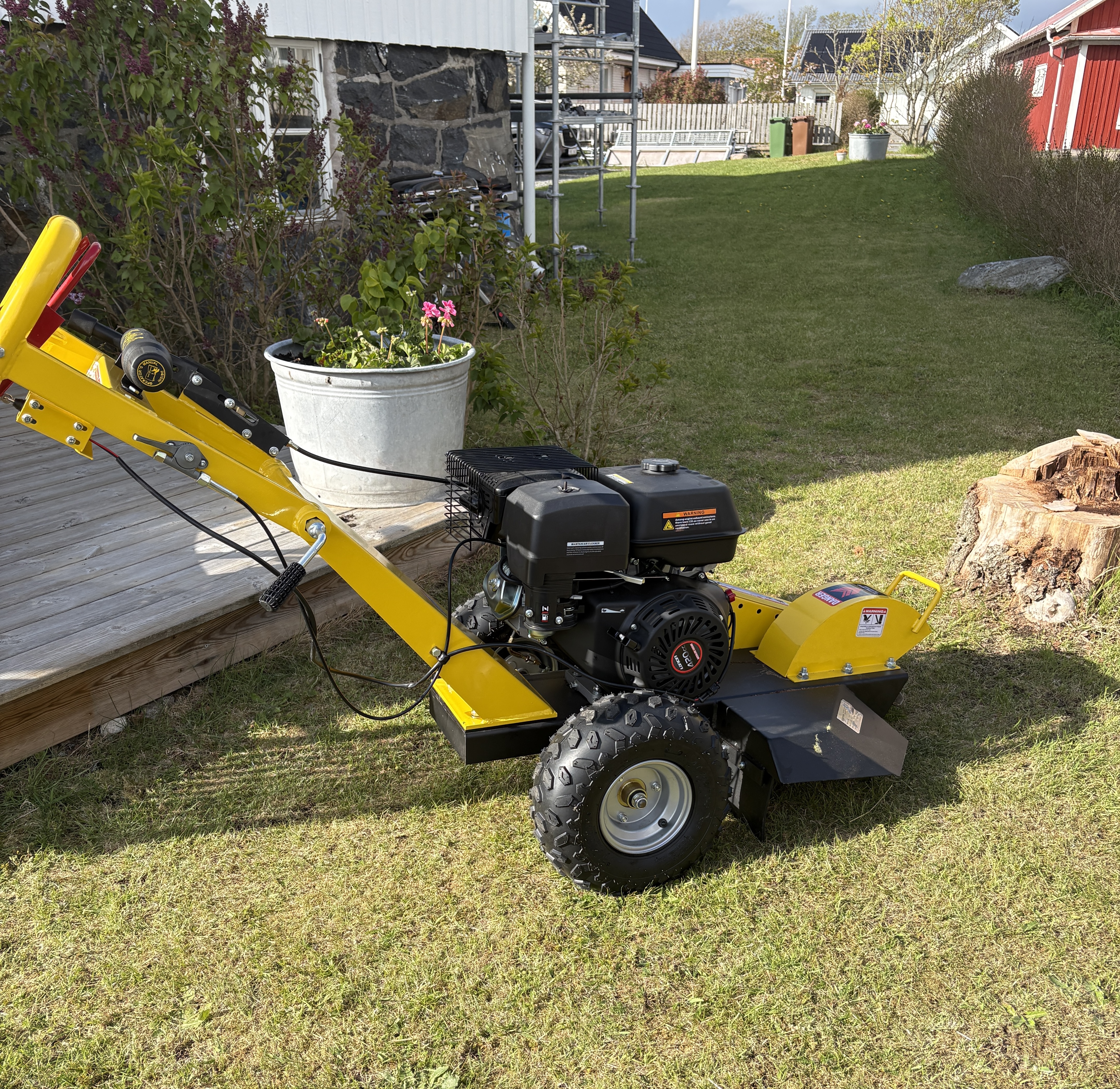 Stubbfräs- robust och effektiv.