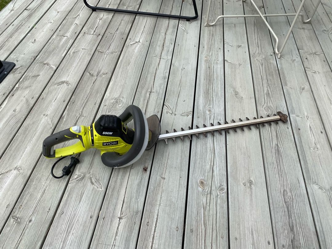 Elektrisk häcksax ryobi 550w anti jam