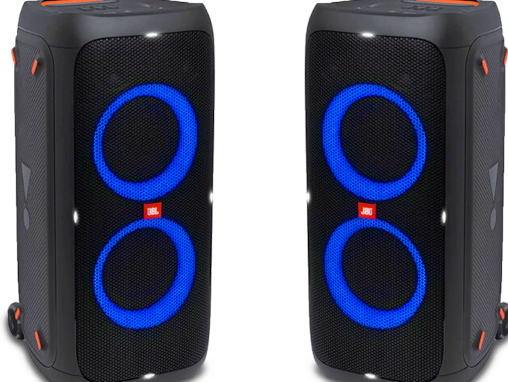 Två partybox 310 festhögtalare