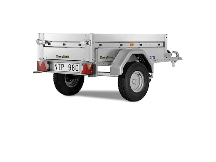 Liten släpvagn med kapell