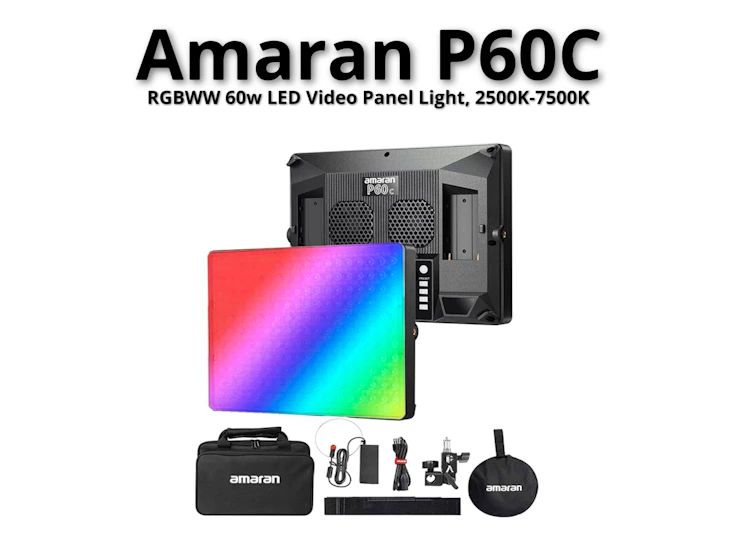 Amaran p60c rgbww led light kit