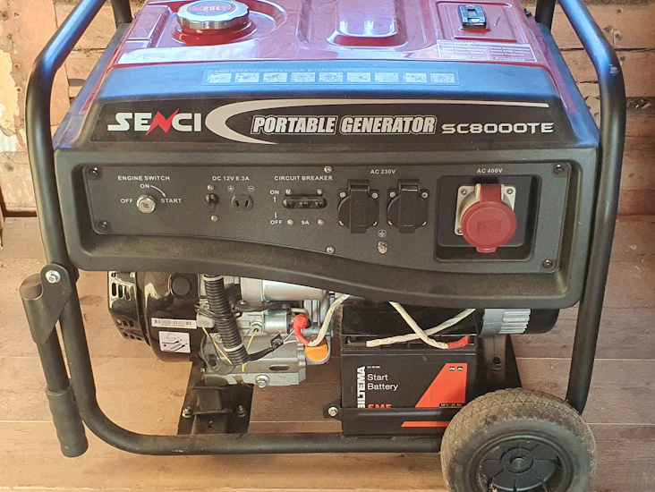 Elverk 6.5kw 230/400v senci sc8000te