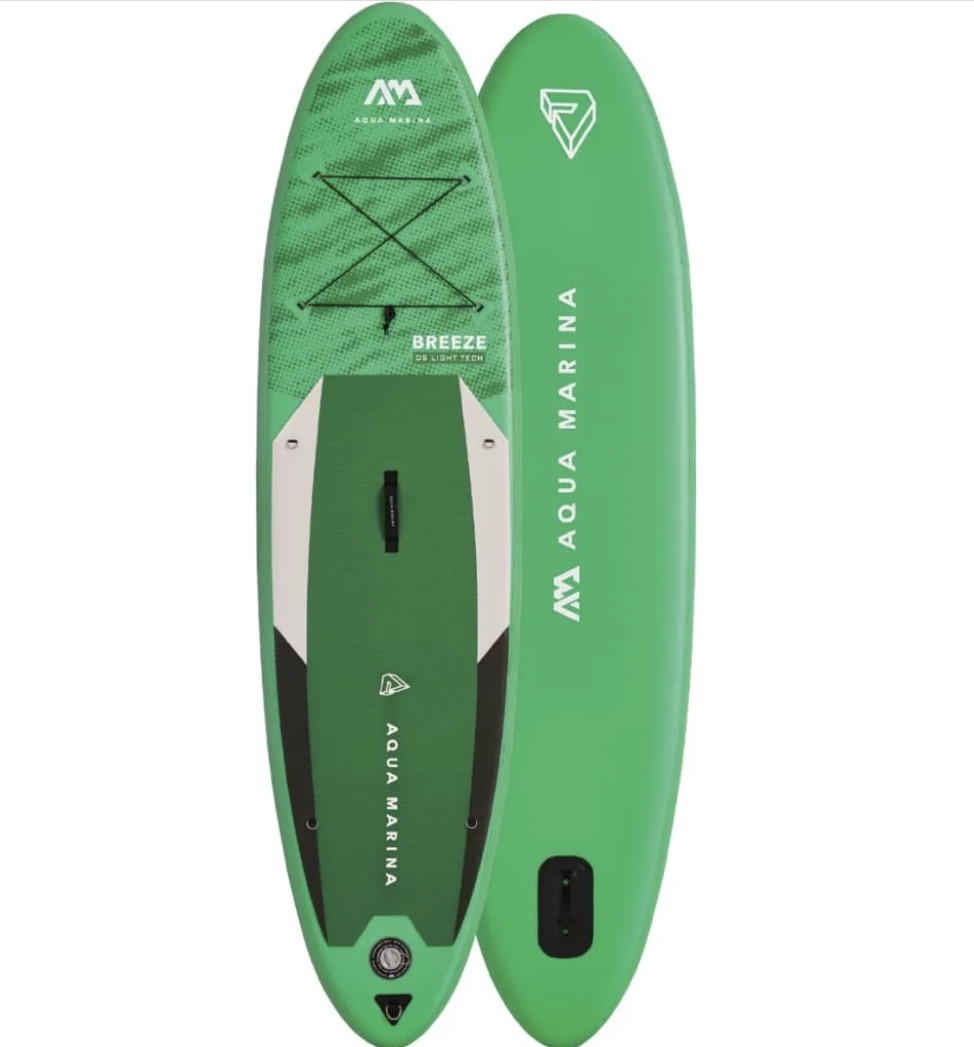 Aqua marine breeze sup green